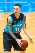 Баскетбольная майка Астана детская синяя 2017/18 M