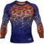 Компрессионная футболка Venum Tropical Blue/Orange L/S - Компрессионная футболка Venum Tropical Blue/Orange L/S