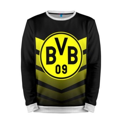 Мужской свитшот 3D «FC Borussia 2018 Original #15» white 
