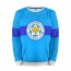 Мужской свитшот 3D «Leicester City Logo» white - Мужской свитшот 3D «Leicester City Logo» white