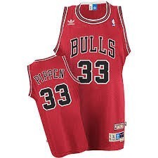 Баскетбольные шорты Скотти Пиппен детские красная 2XL 