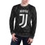 Мужской свитшот 3D «Juventus FC Pattern» black - Мужской свитшот 3D «Juventus FC Pattern» black