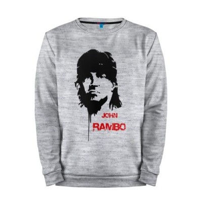 Мужской свитшот хлопок «Rambo (2)» melange 