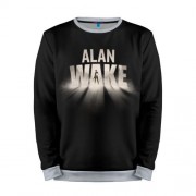 Мужской свитшот 3D «Alan Wake» grey