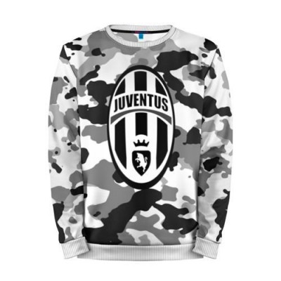 Мужской свитшот 3D «FC Juventus Camouflage» white 