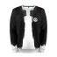 Мужской свитшот 3D «Borussia sport uniform color» white - Мужской свитшот 3D «Borussia sport uniform color» white