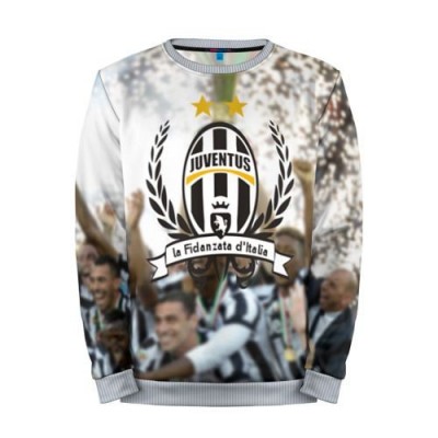 Мужской свитшот 3D «Juventus5» grey 
