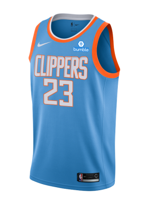 Баскетбольная майка Лос-Анджелес Клипперс мужская  синяя 2017/18 XL 