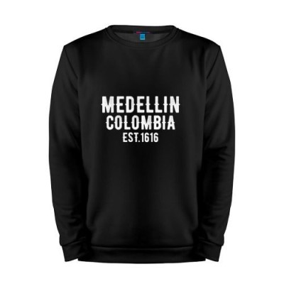Мужской свитшот хлопок «Medellin Est. 1616» black 