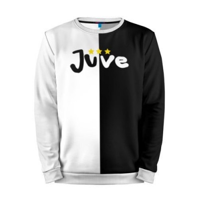 Мужской свитшот 3D «Juventus» white 
