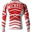 Рашгард Wicked One Stern red - white - Рашгард Wicked One Stern red - white