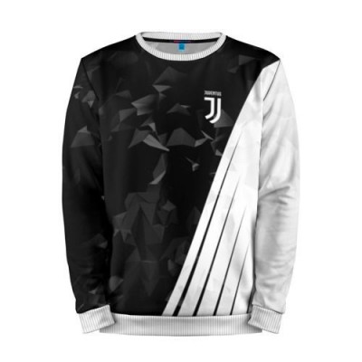 Мужской свитшот 3D «Juventus 2018 Abstract» white 