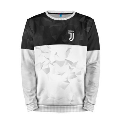 Мужской свитшот 3D «Juventus 2018 Black and White» white 