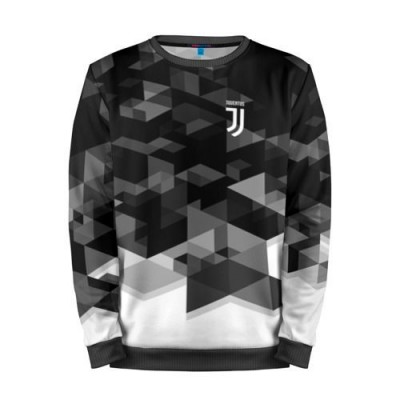 Мужской свитшот 3D «Juventus 2018 Geometry Sport» black 