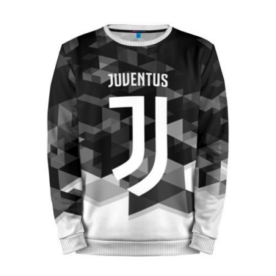 Мужской свитшот 3D «Juventus 2018 Geometry Sport» white 
