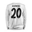 Мужской свитшот 3D «Asensio home 18-19» white - Мужской свитшот 3D «Asensio home 18-19» white